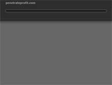 Tablet Screenshot of penetrateprofit.com